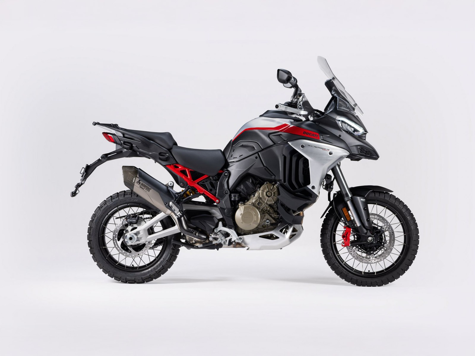Ducati Multistrada V4 1160 Rally Matt Black&Brushed Aluminium Radar my25