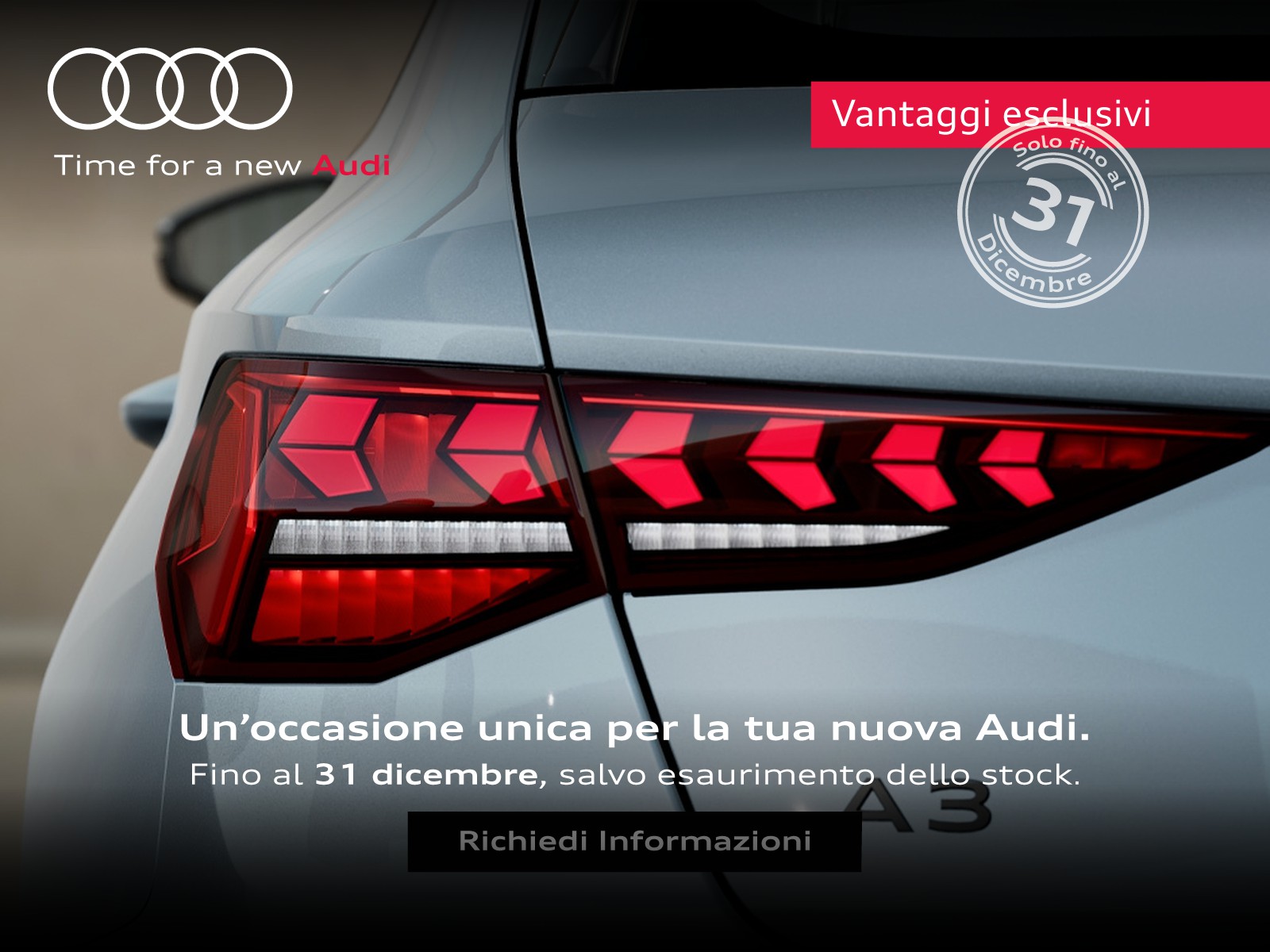 Audi A3 sportback 1.5 tfsi e business advanced 204cv s-tronic