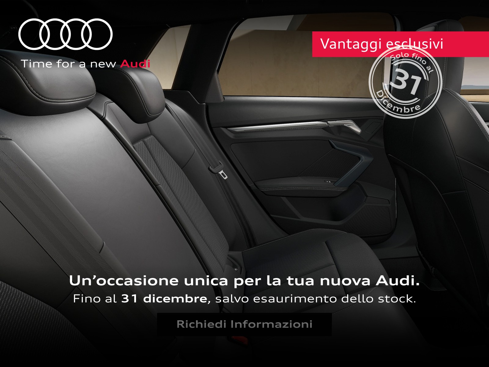 Audi A3 sportback 2.0 tdi s line edition 150cv s-tronic