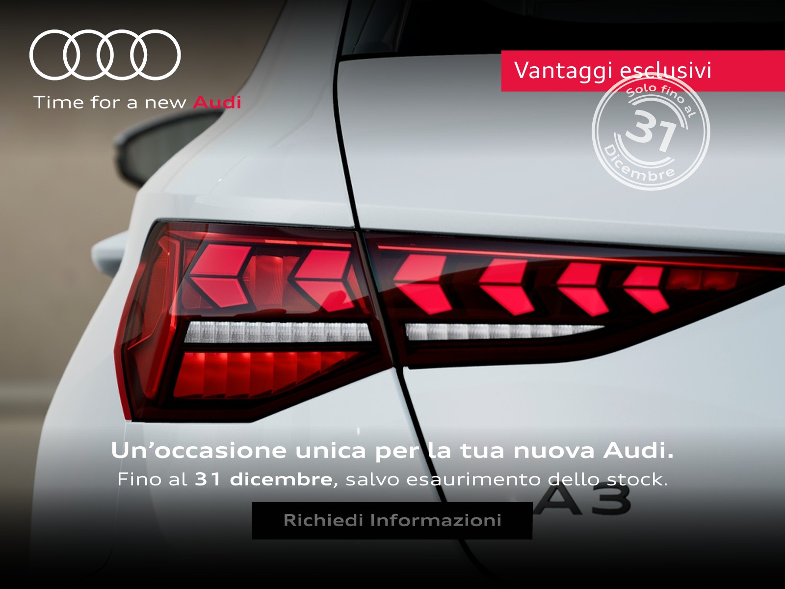 Audi A3 sportback 2.0 tdi s line edition 150cv s-tronic