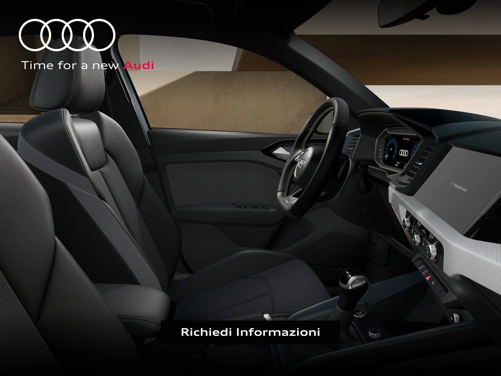 Audi A1 sportback 30 1.0 tfsi identity black 116cv s-tronic