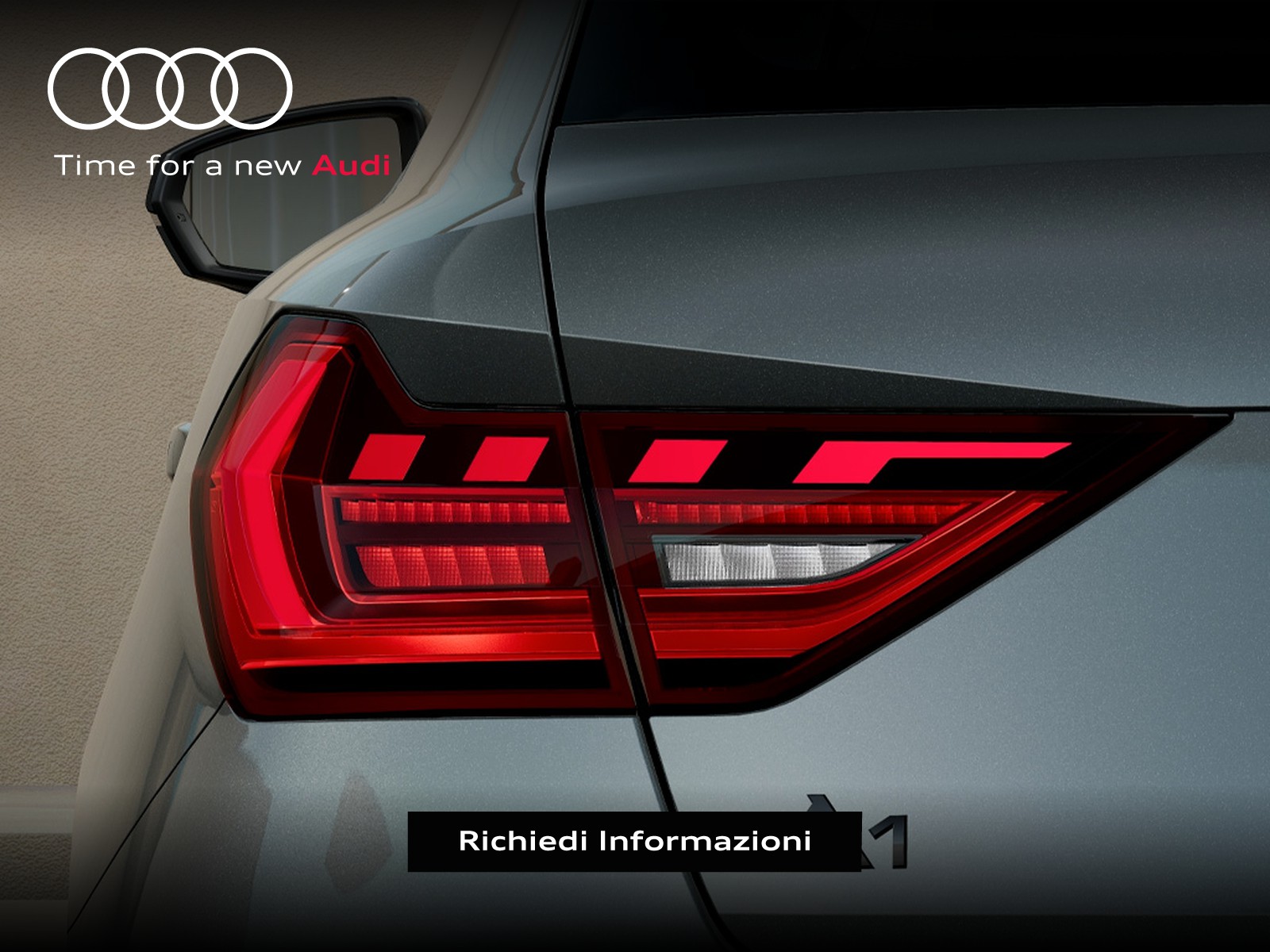 Audi A1 sportback 30 1.0 tfsi identity black 116cv s-tronic