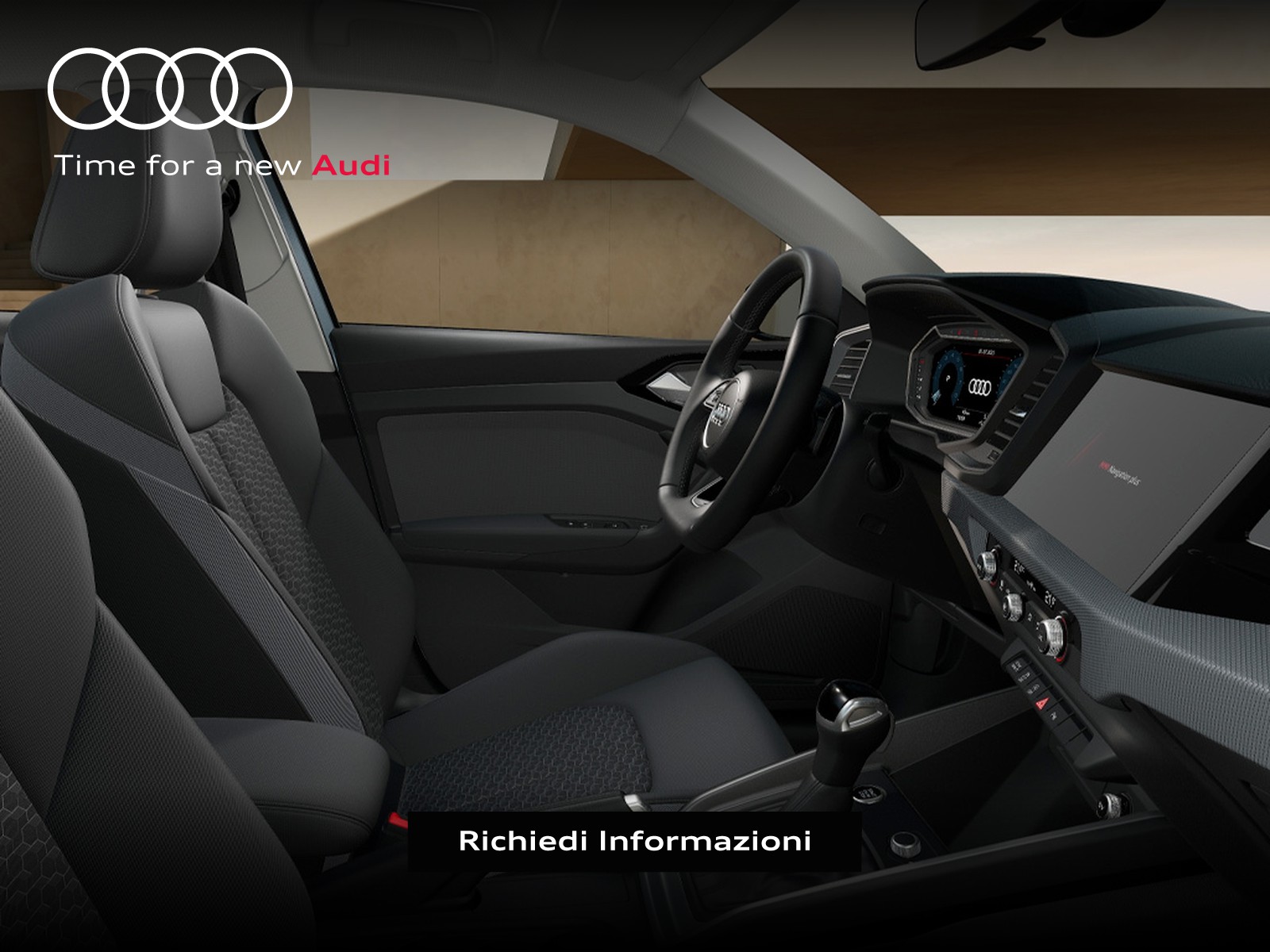 Audi A1 sportback 30 1.0 tfsi identity black 116cv s-tronic