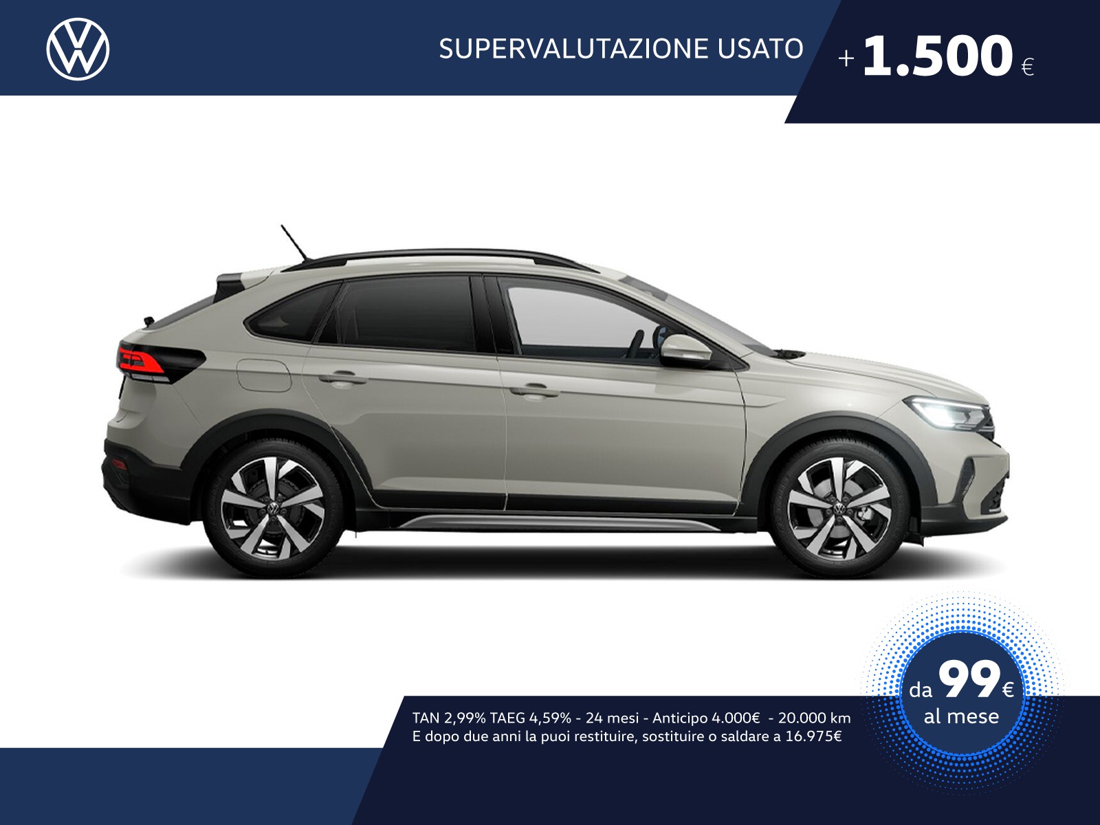 Volkswagen Taigo 1.0 tsi edition plus 95cv