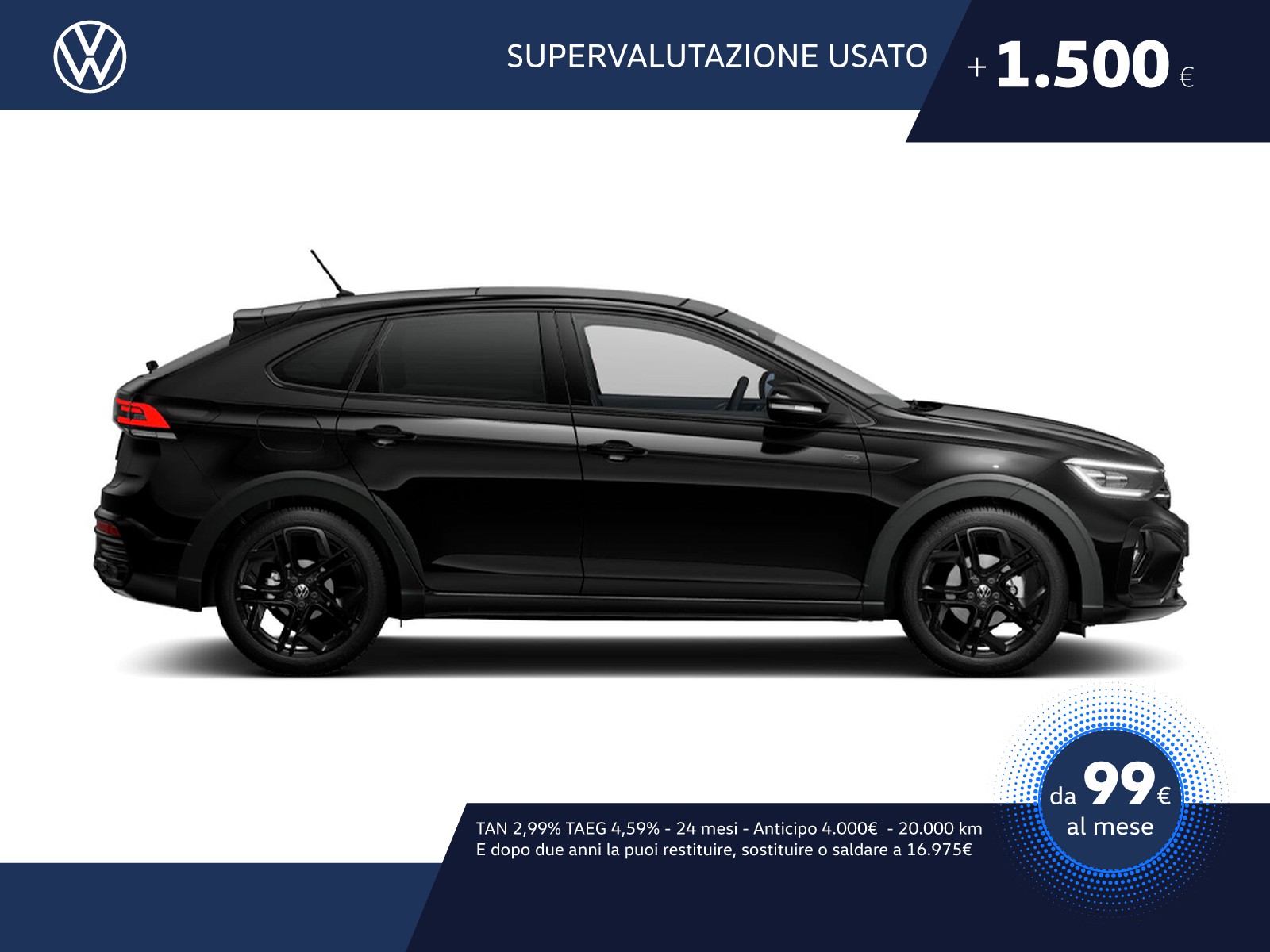 Volkswagen Taigo 1.0 tsi r-line plus 115cv dsg