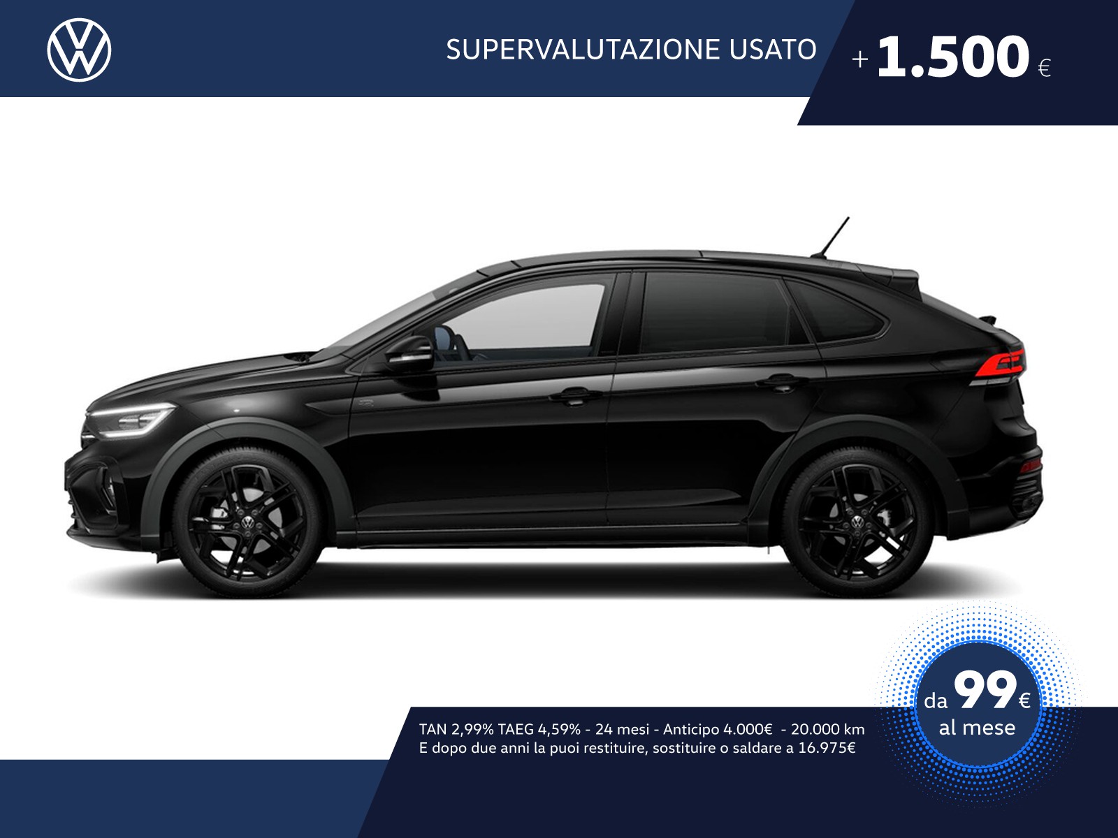 Volkswagen Taigo 1.0 tsi r-line plus 115cv