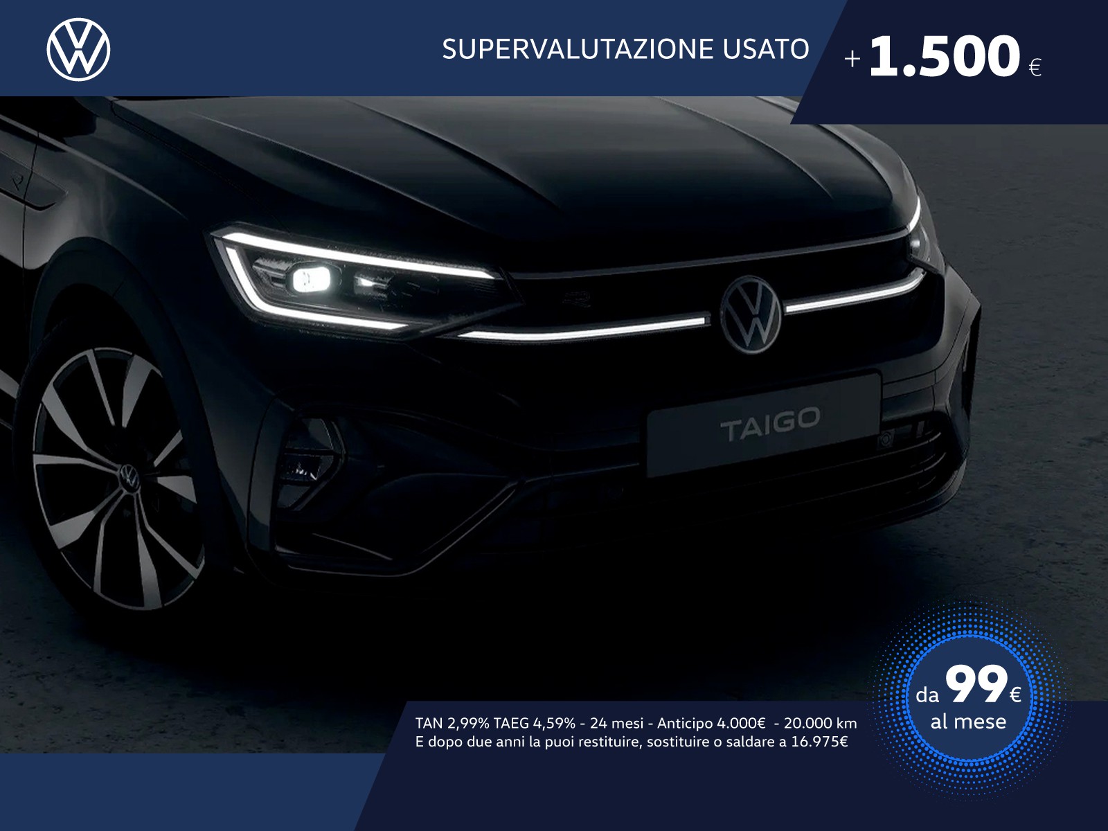 Volkswagen Taigo 1.0 tsi r-line plus 115cv