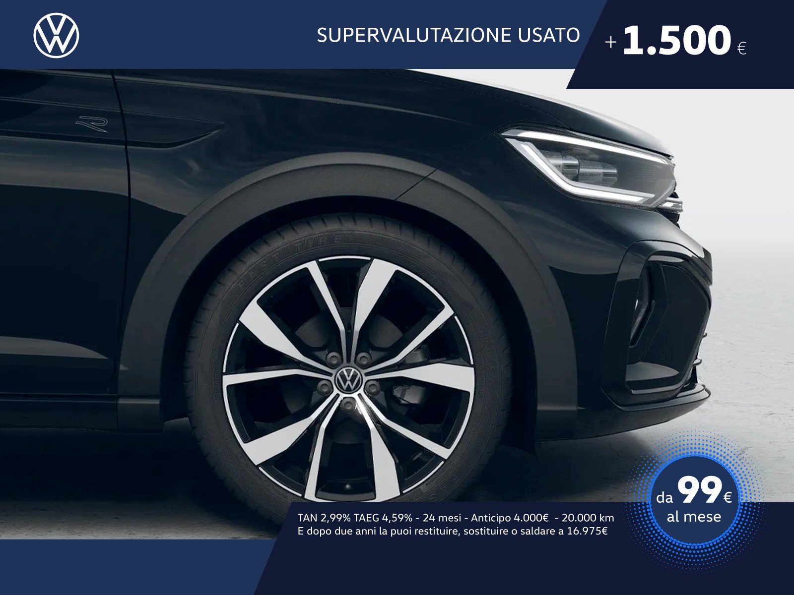 Volkswagen Taigo 1.0 tsi r-line plus 115cv