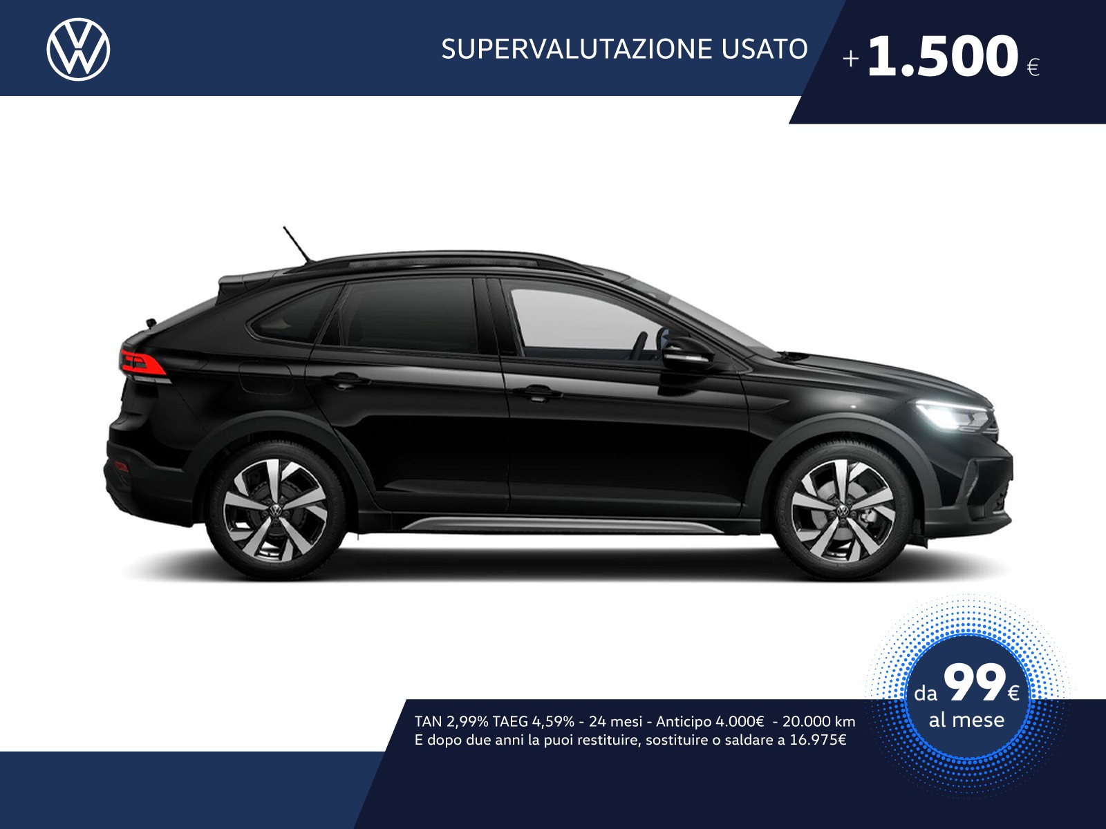 Volkswagen Taigo 1.0 tsi edition plus 95cv