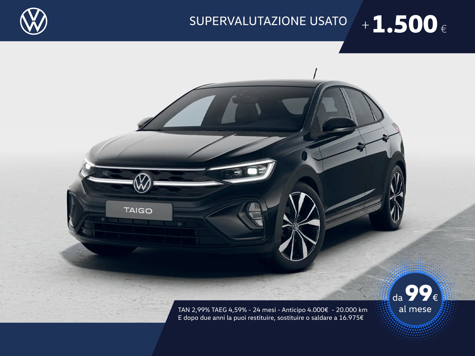 Volkswagen Taigo 1.0 tsi r-line plus 115cv