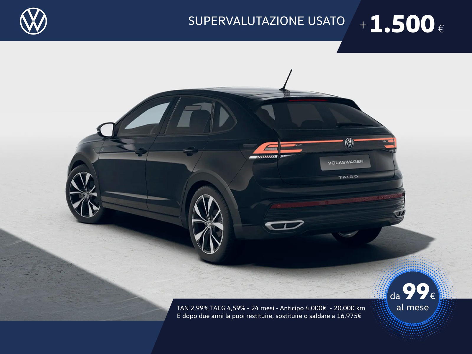 Volkswagen Taigo 1.0 tsi r-line plus 115cv