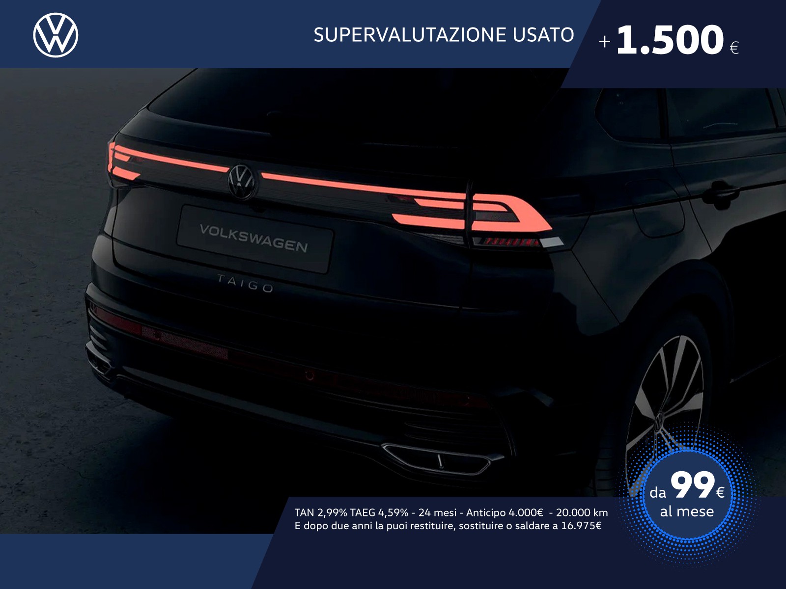 Volkswagen Taigo 1.0 tsi r-line plus 115cv