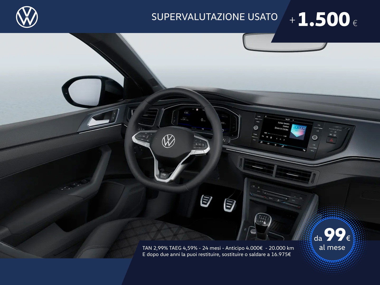 Volkswagen Taigo 1.0 tsi r-line plus 115cv