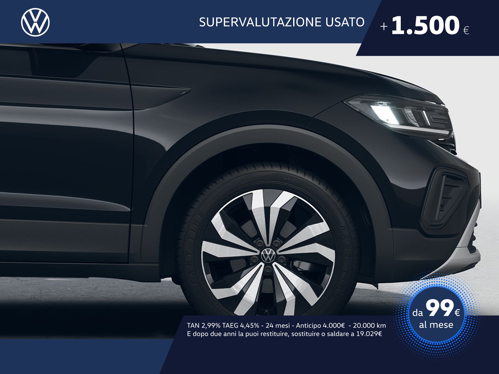 Volkswagen T-Cross 1.0 tsi edition plus 95cv