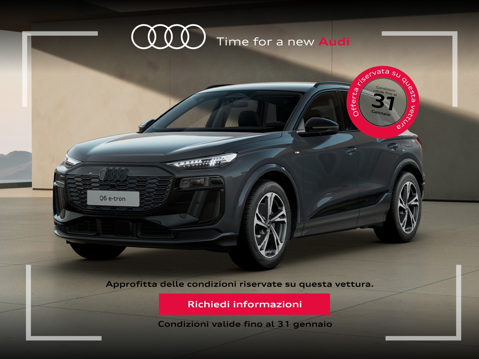 Audi Q6 e-tron business 292cv