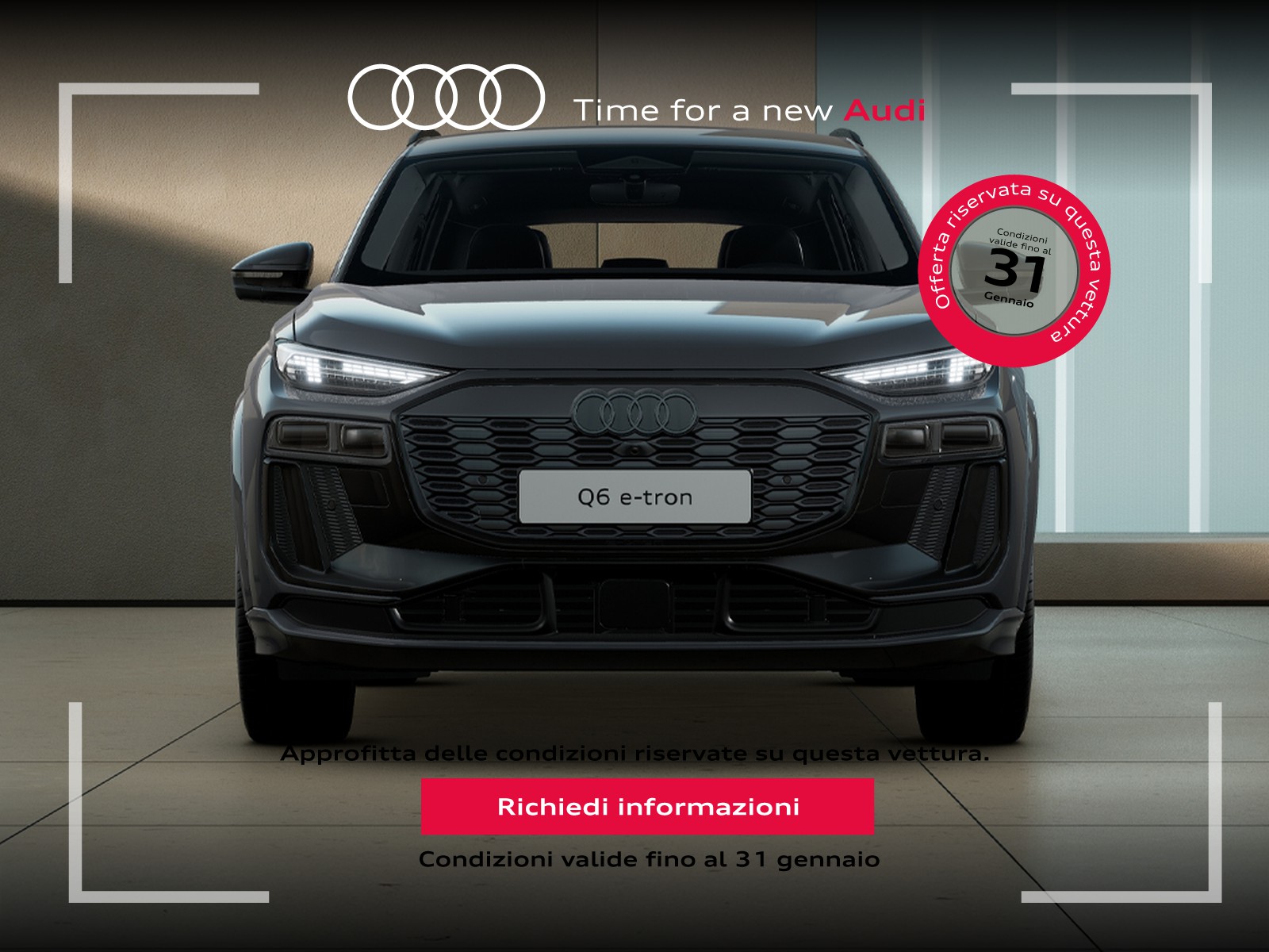 Audi Q6 e-tron business 292cv