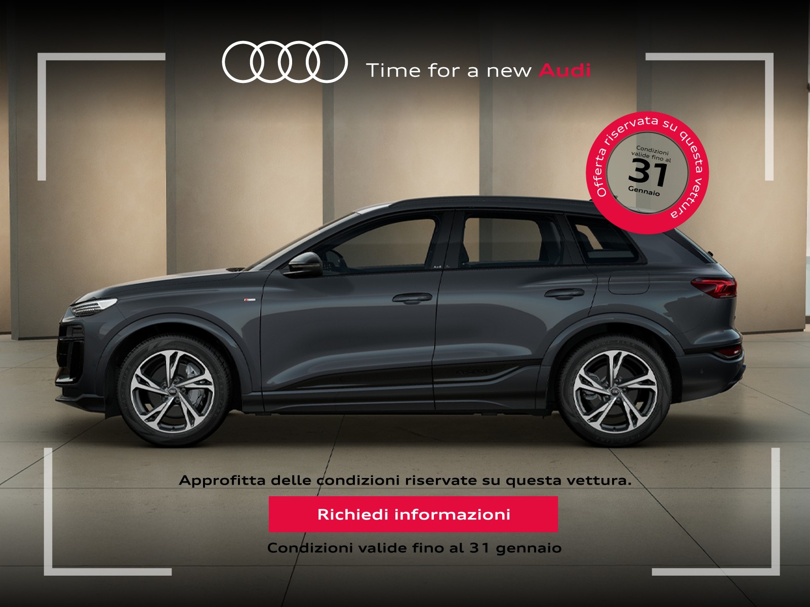 Audi Q6 e-tron business 292cv