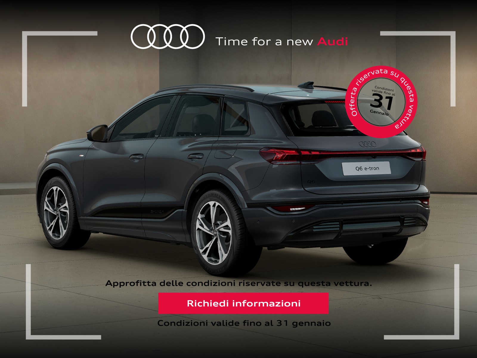 Audi Q6 e-tron business 292cv