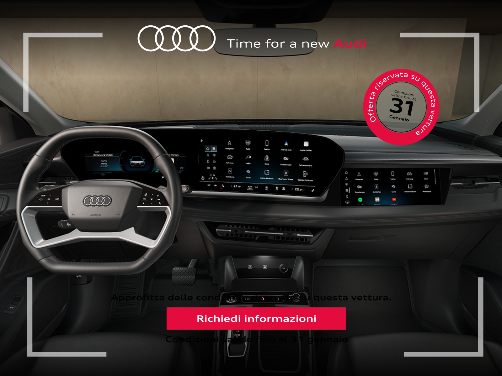 Audi Q6 e-tron business 292cv