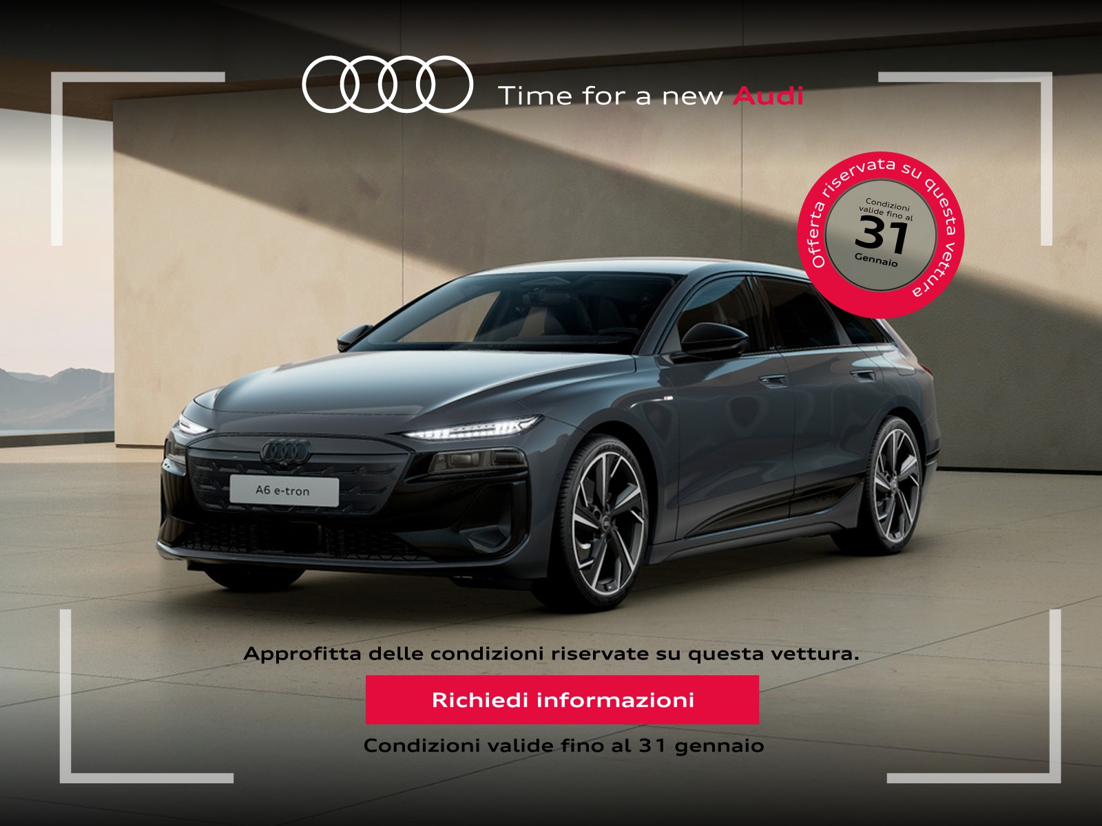 Audi A6 e-tron avant e-tron s line edition 286cv