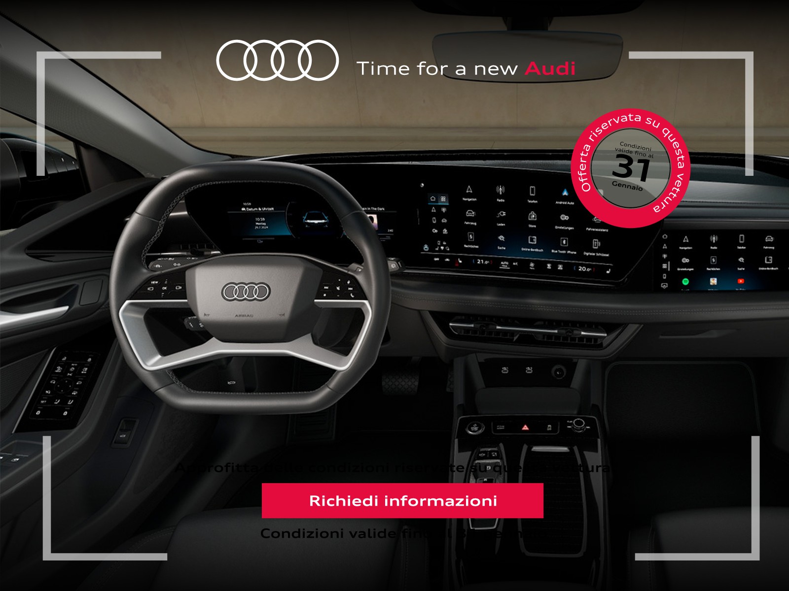 Audi A6 e-tron avant e-tron s line edition 286cv