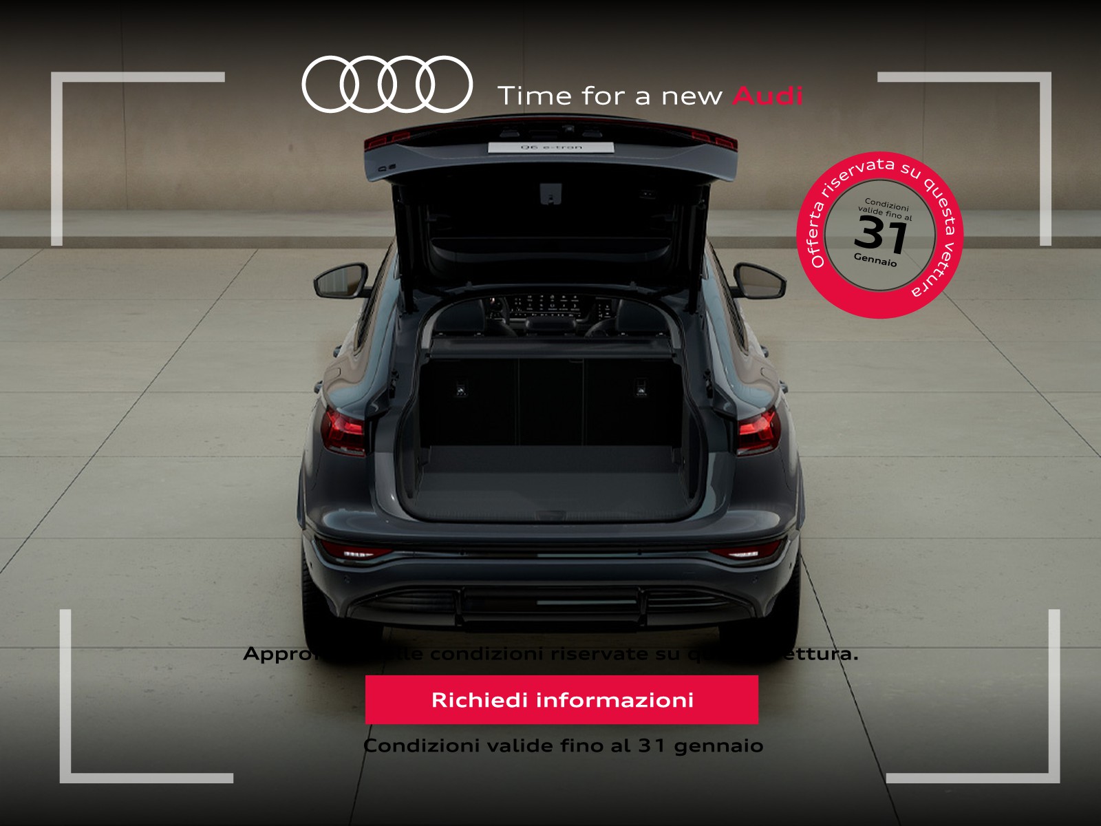 Audi Q6 e-tron sportback e-tron performance s line edition 326cv