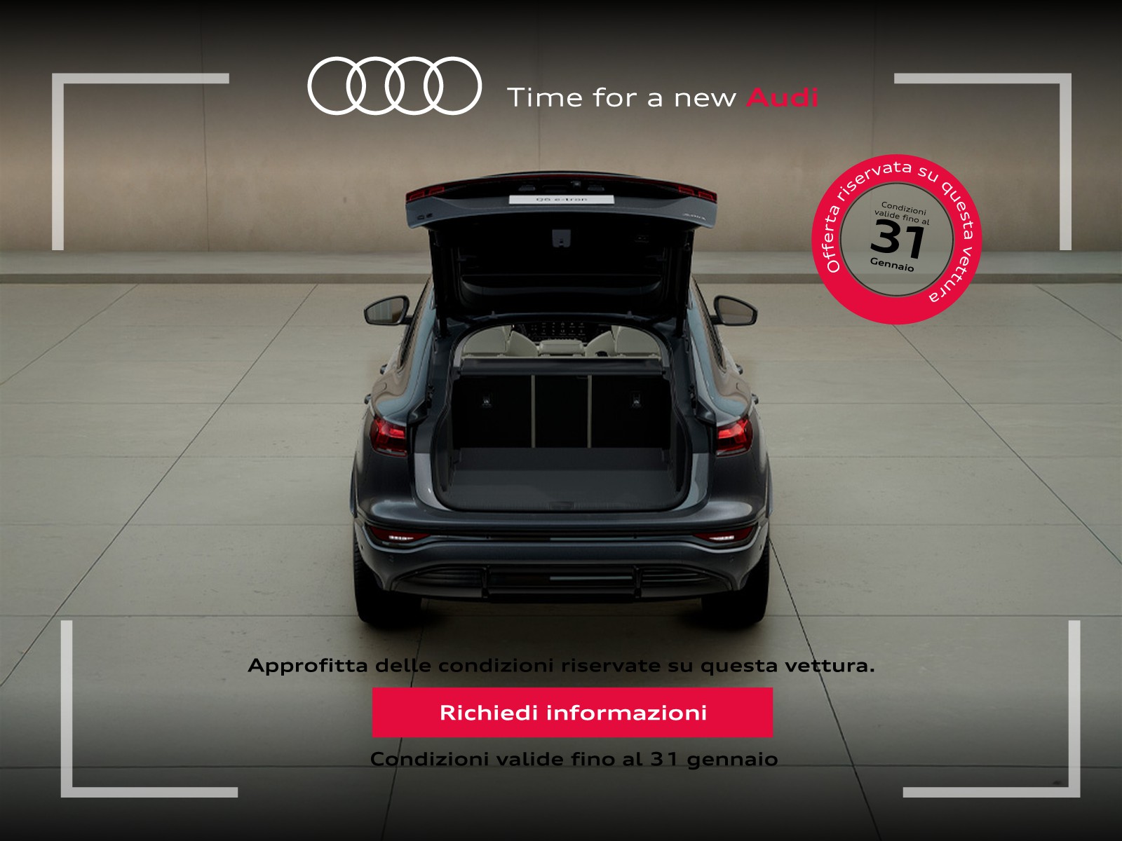 Audi Q6 e-tron sportback e-tron s line edition quattro 387cv