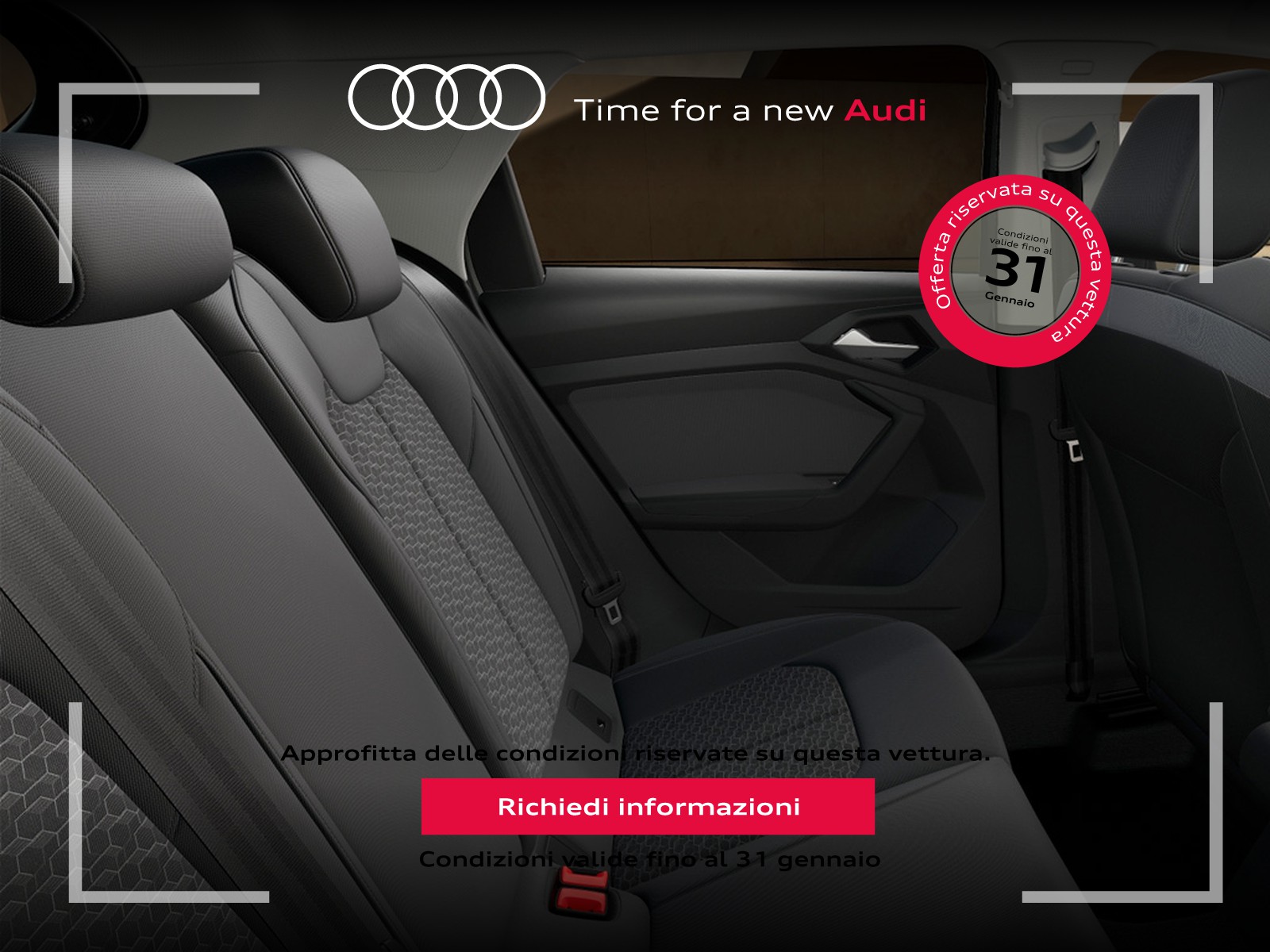 Audi A1 sportback 30 1.0 tfsi s line edition 116cv s-tronic