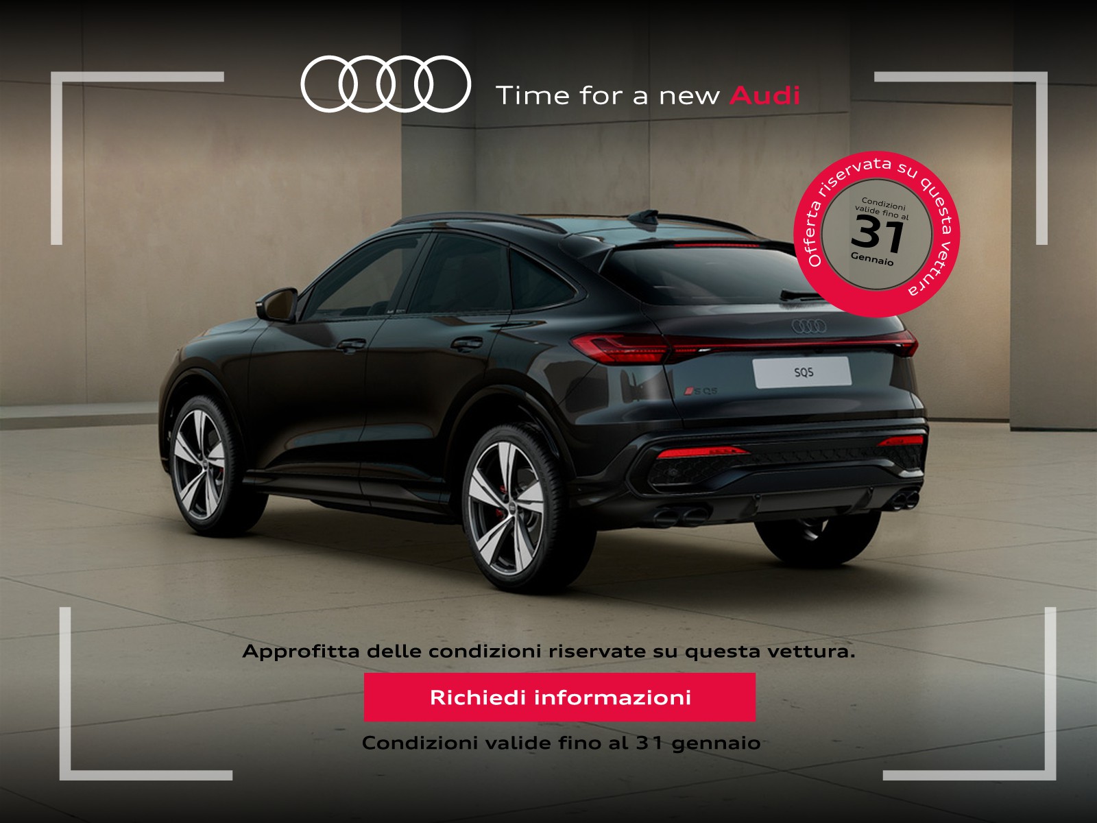 Audi SQ5 ssportback 3.0 tfsi mhev+ quattro 367cv s-tronic