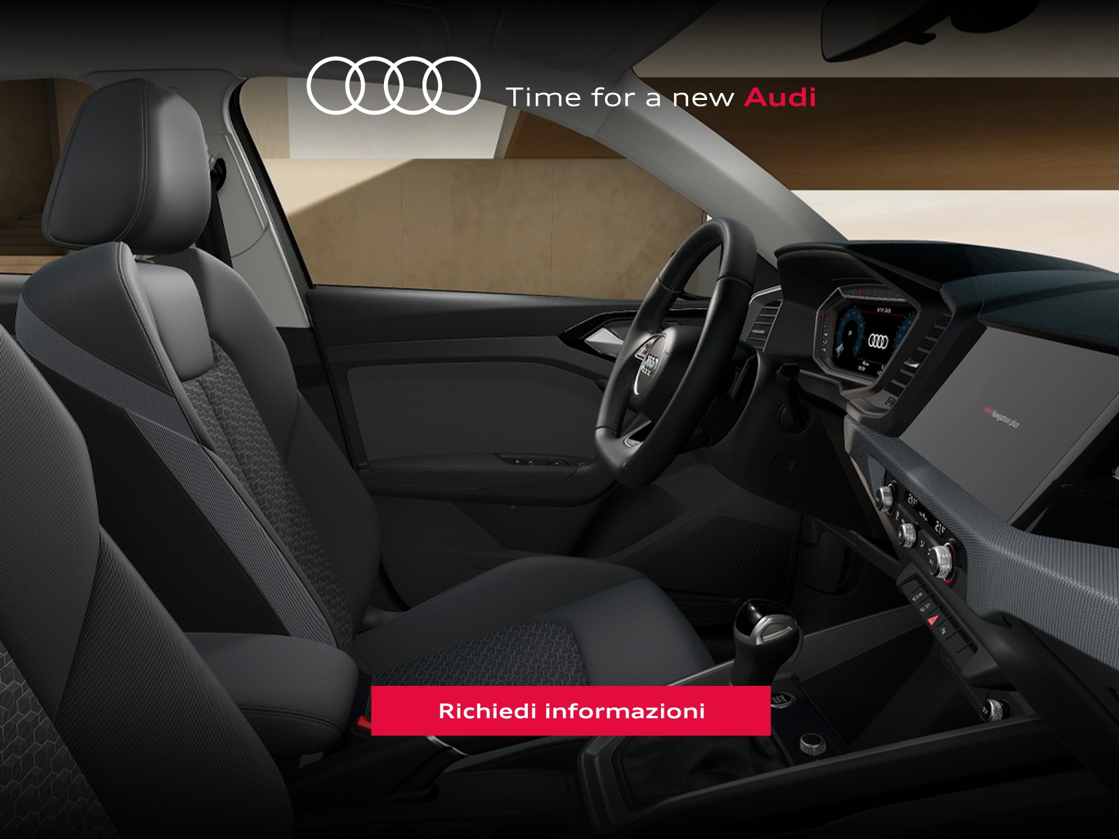 Audi A1 sportback 30 1.0 tfsi identity black 116cv s-tronic