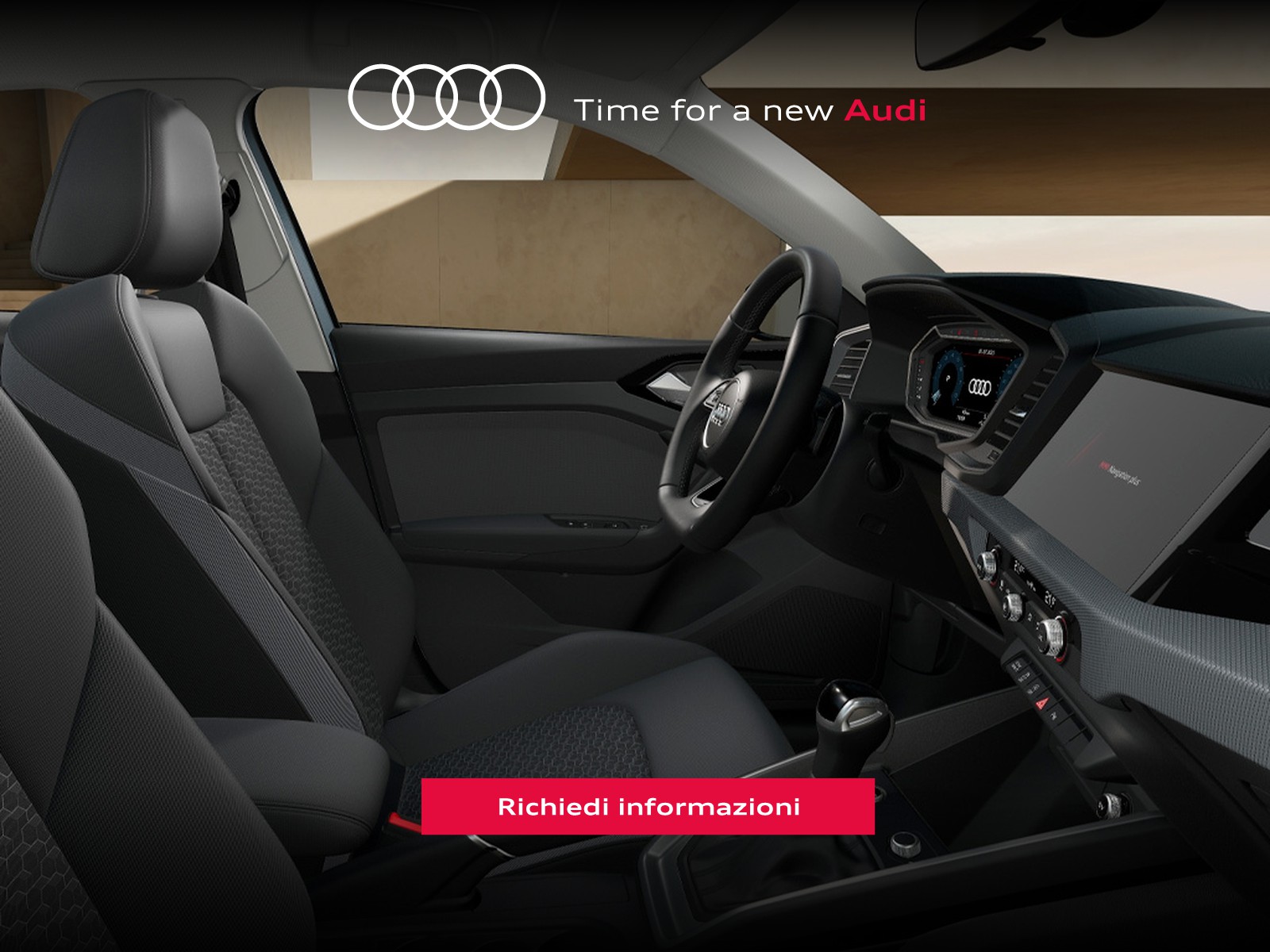 Audi A1 sportback 30 1.0 tfsi identity black 116cv s-tronic