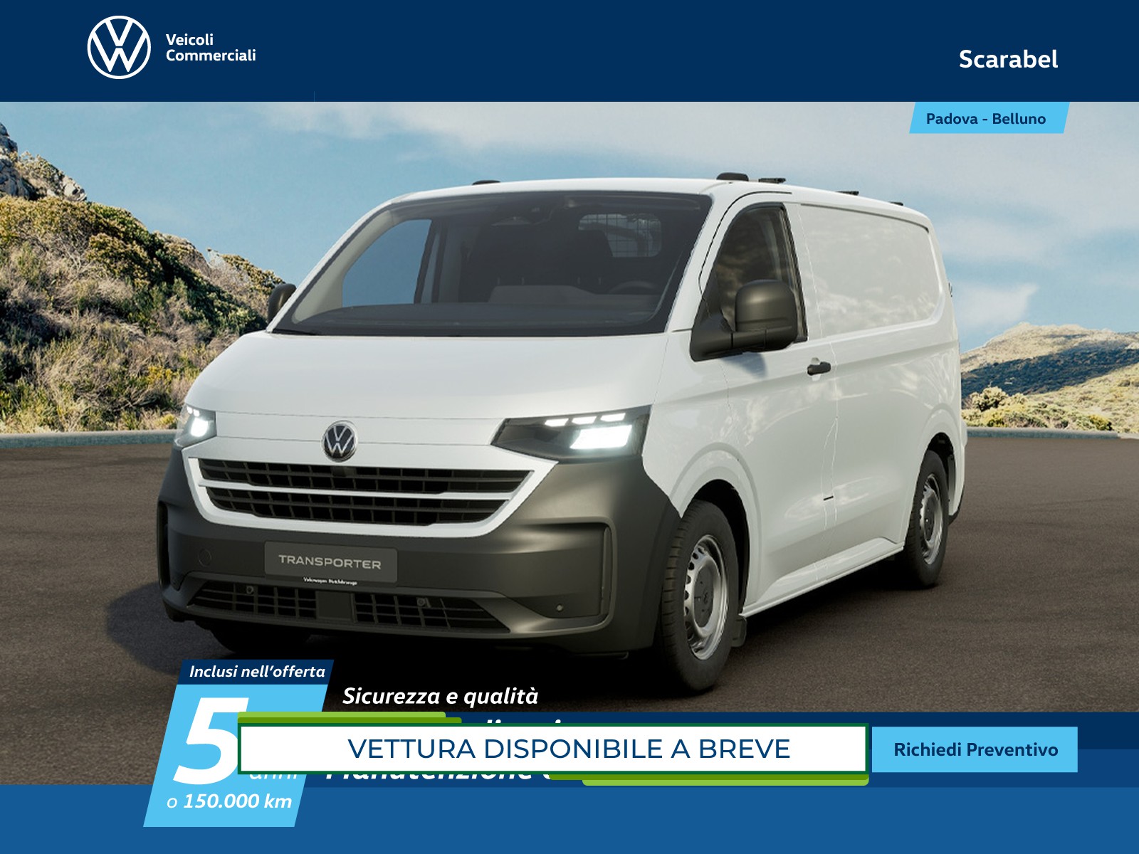 Volkswagen VIC T7 Transporter Transporter  furg PC110ant A8