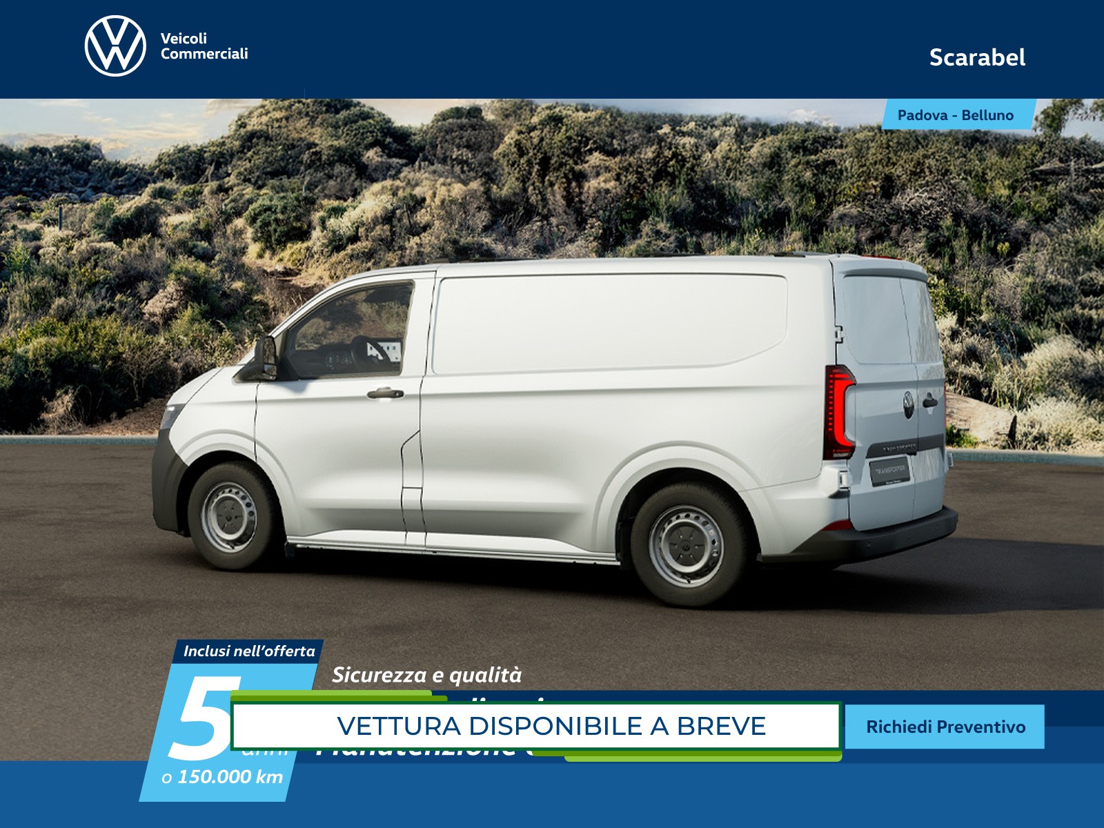 Volkswagen VIC T7 Transporter Transporter  furg PC110ant A8