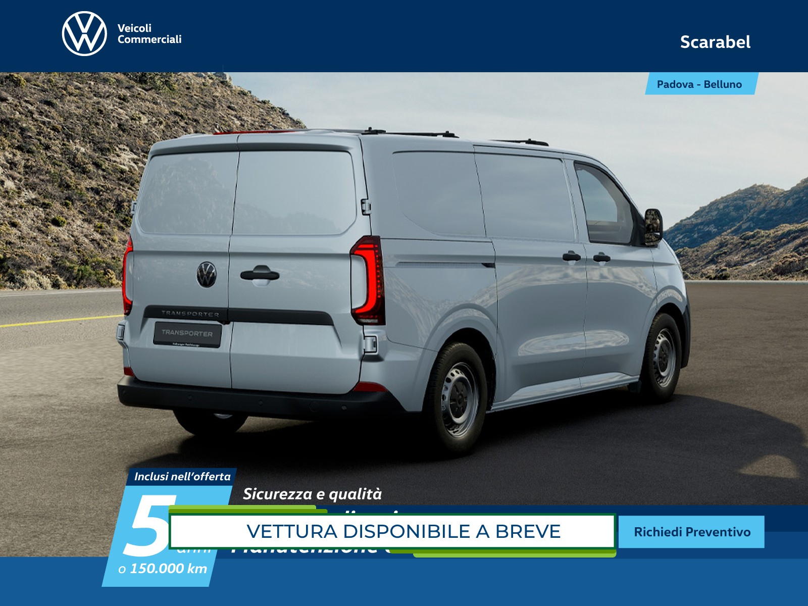 Volkswagen VIC T7 Transporter Transporter  furg PC110ant A8