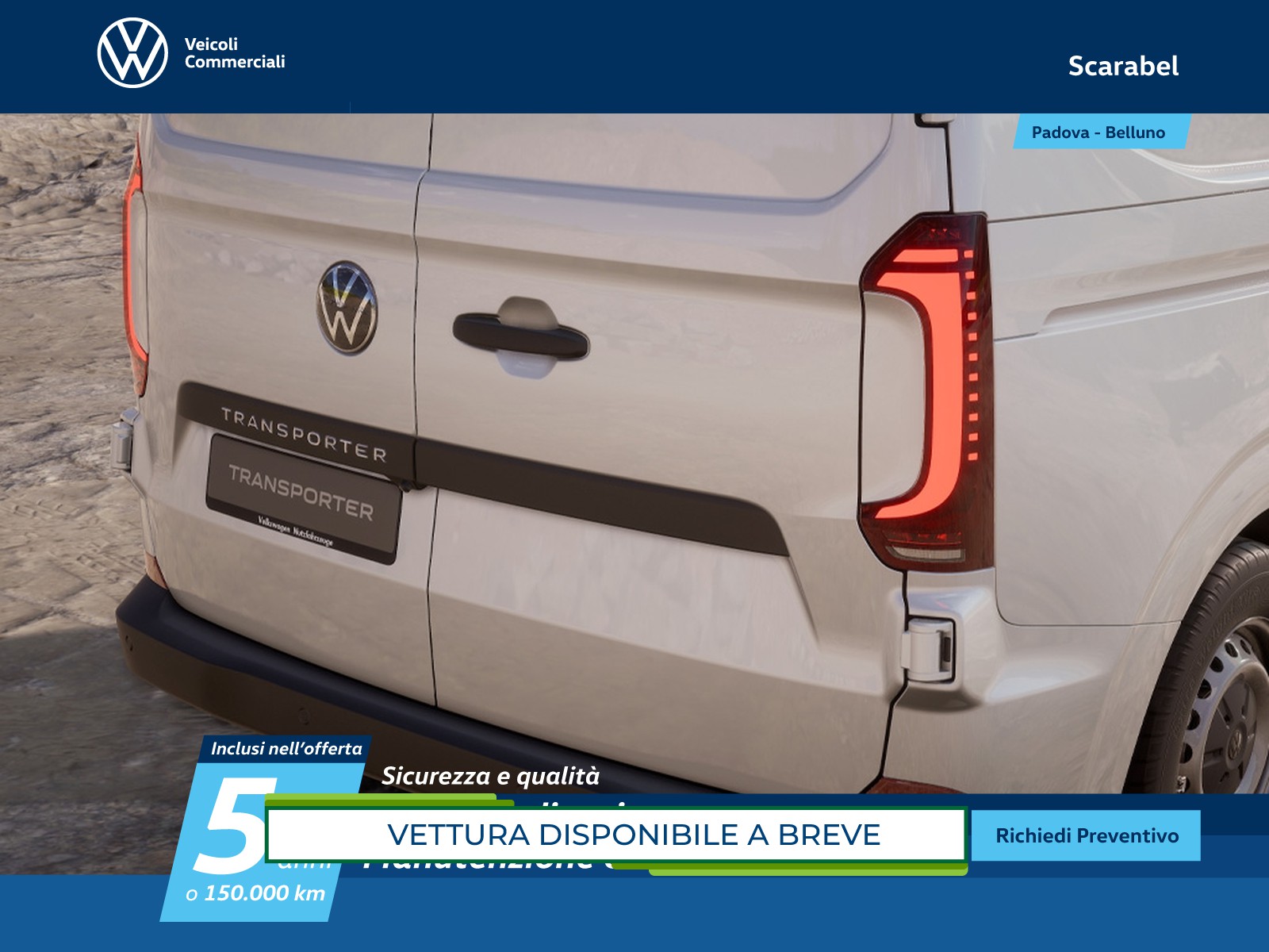 Volkswagen VIC T7 Transporter Transporter  furg PC110ant A8