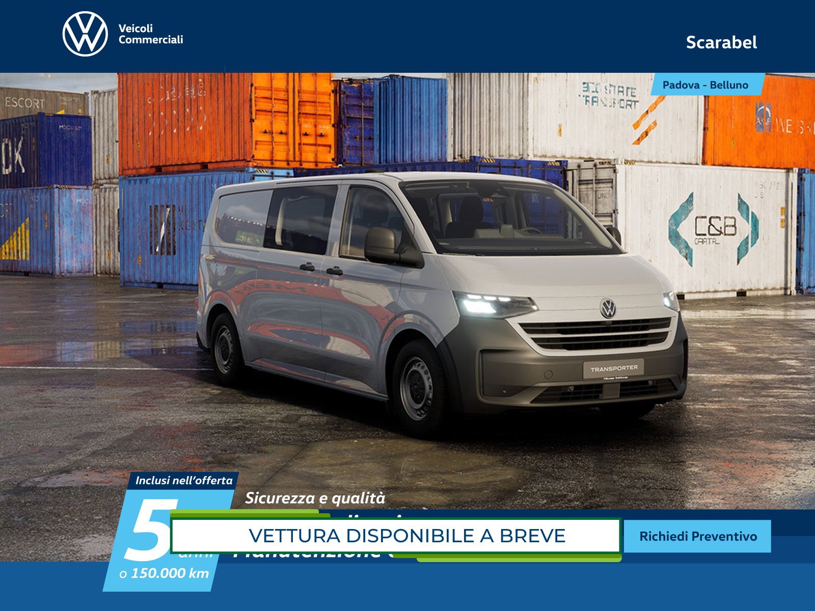 Volkswagen VIC T7 Transporter t7 32 kombi n1 2.0 tdi 150cv l2 auto