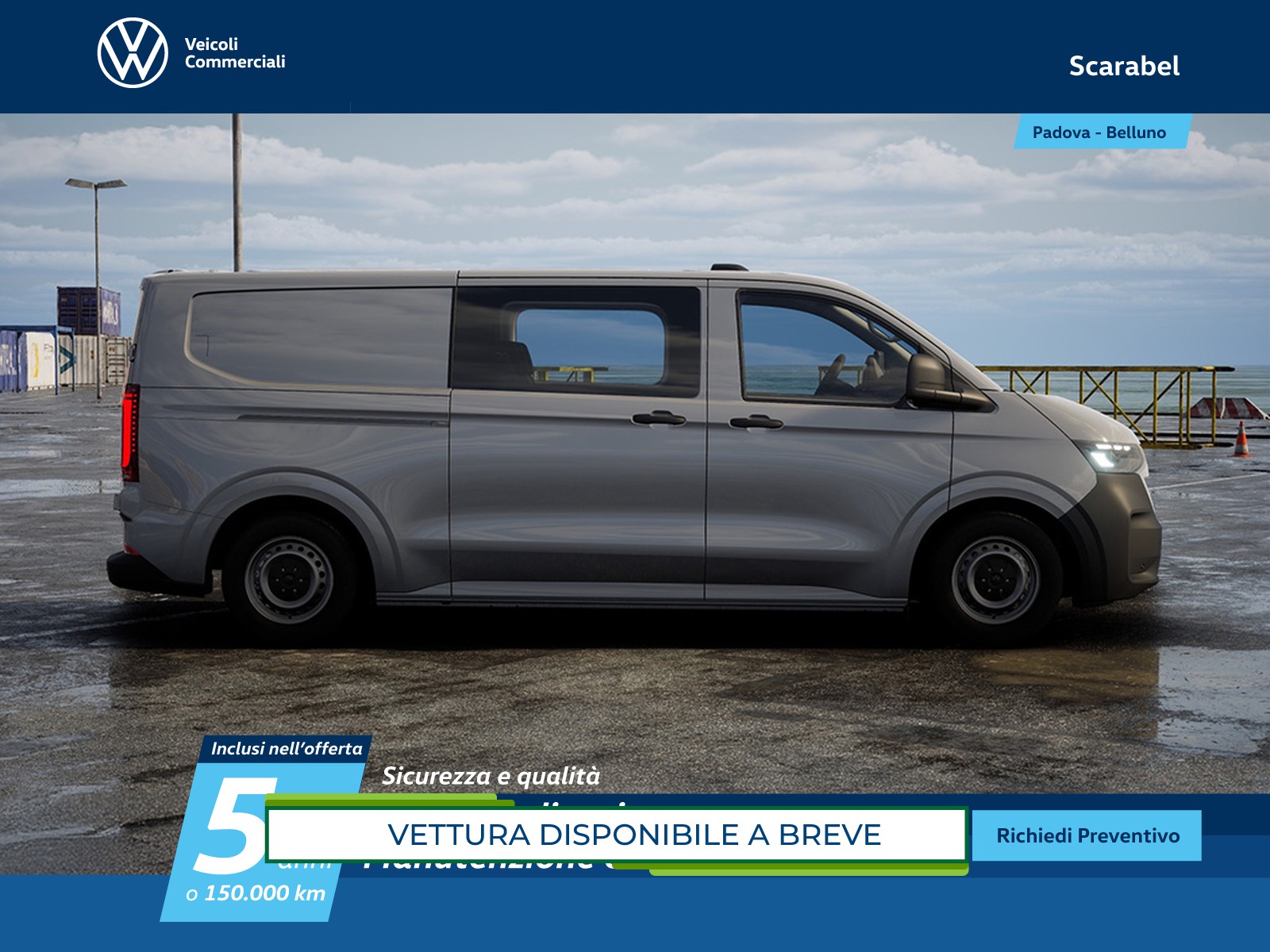 Volkswagen VIC T7 Transporter t7 32 kombi n1 2.0 tdi 150cv l2 auto