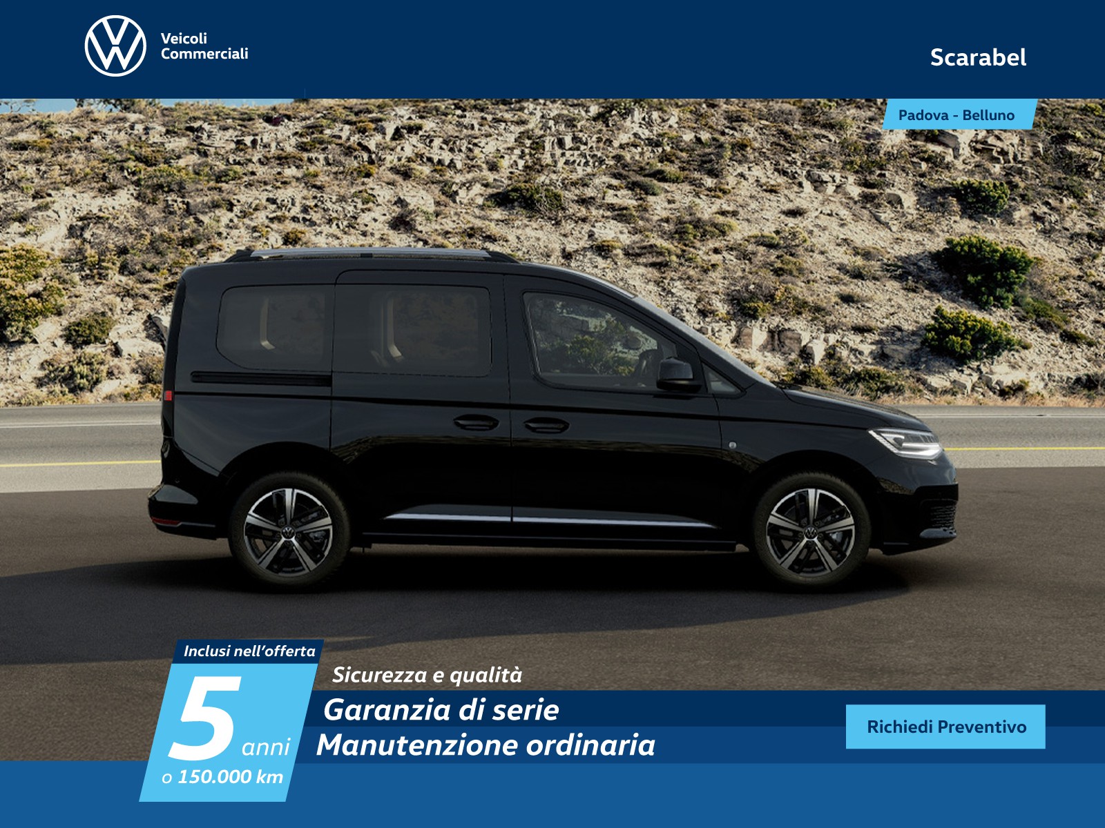 Volkswagen VIC Caddy 1.5 phev 150cv style dsg