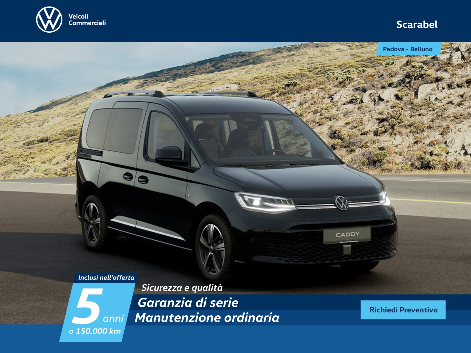 Volkswagen VIC Caddy 1.5 phev 150cv style dsg