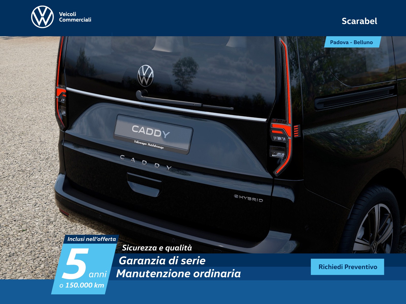 Volkswagen VIC Caddy 1.5 phev 150cv style dsg