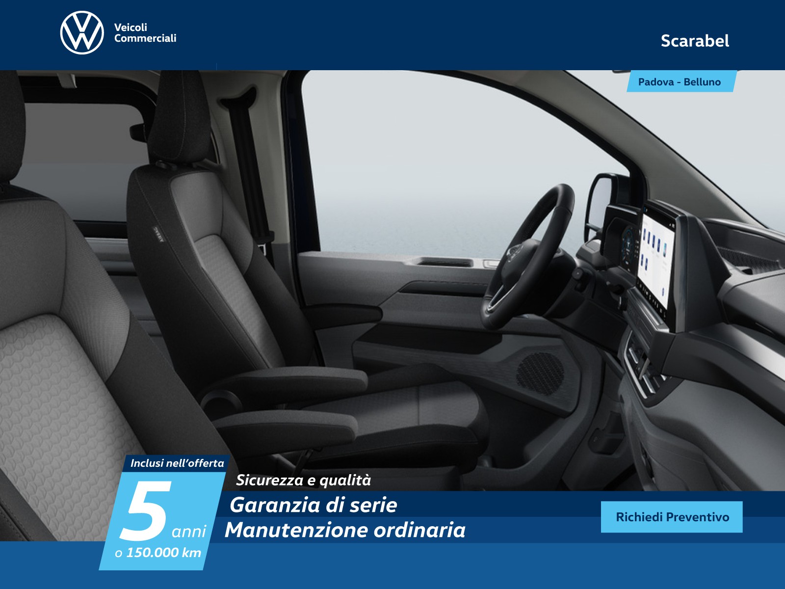 Volkswagen VIC T7 Caravelle t7 2.0 tdi 150cv awd life l1 auto