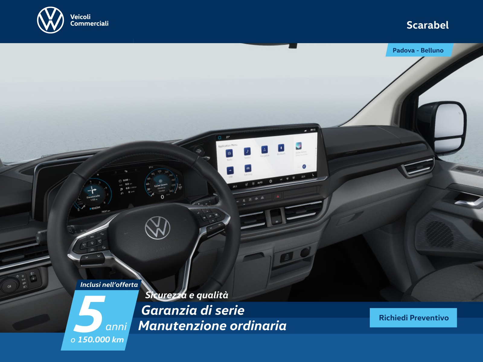 Volkswagen VIC T7 Caravelle t7 2.0 tdi 150cv awd life l1 auto