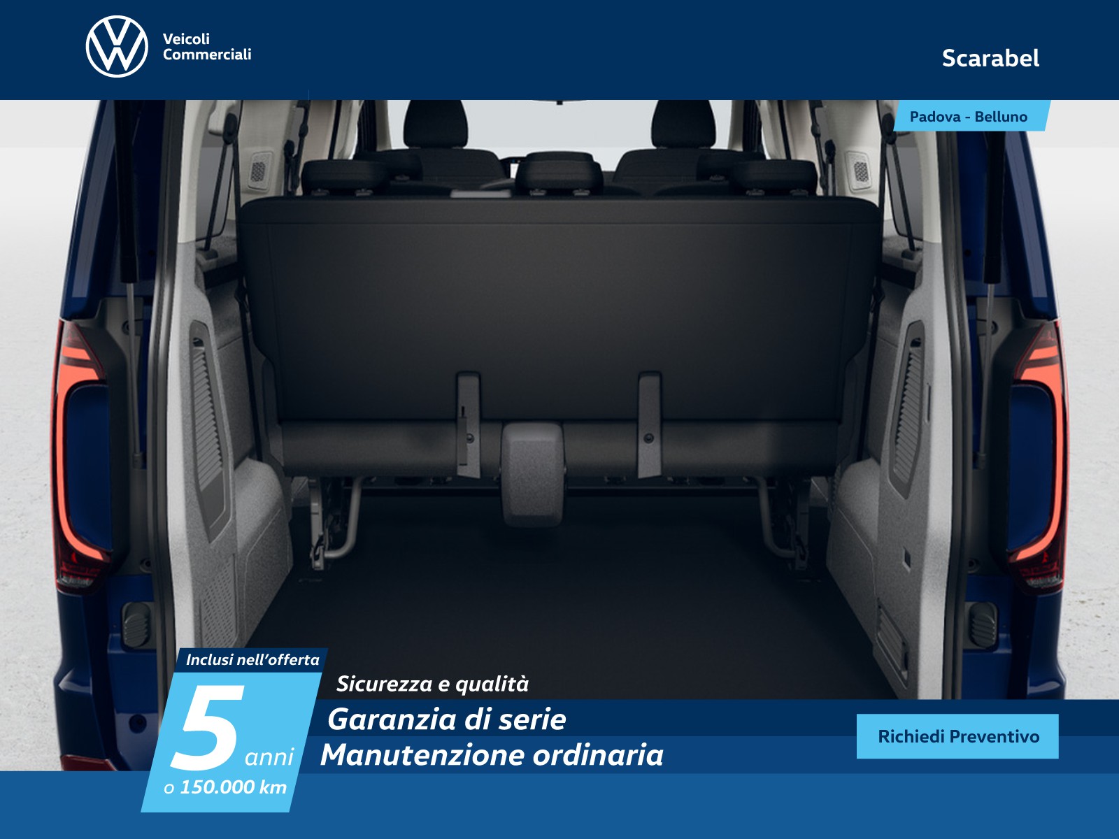 Volkswagen VIC T7 Caravelle t7 2.0 tdi 150cv awd life l1 auto