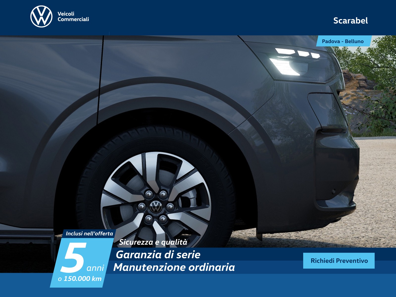 Volkswagen VIC T7 Caravelle t7 e life 64kwh l1