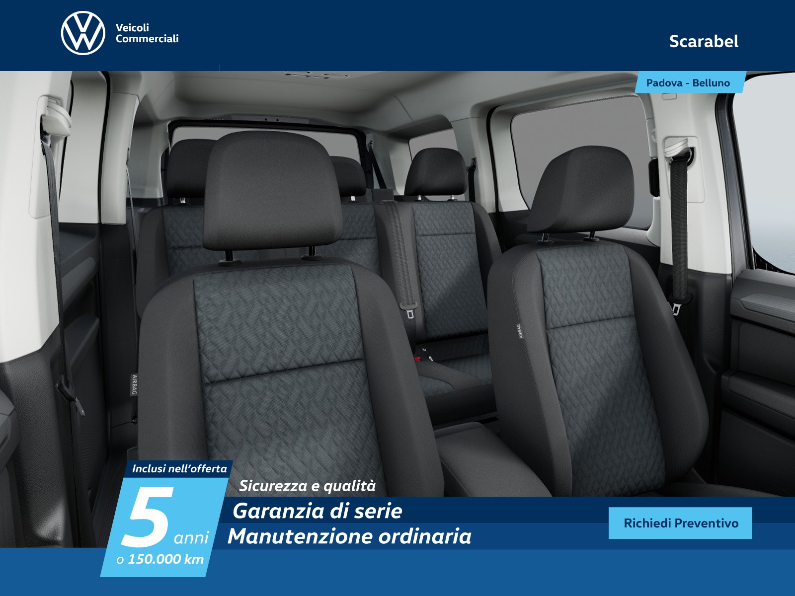 Volkswagen VIC Caddy maxi 2.0 tdi 122cv 4motion life my24