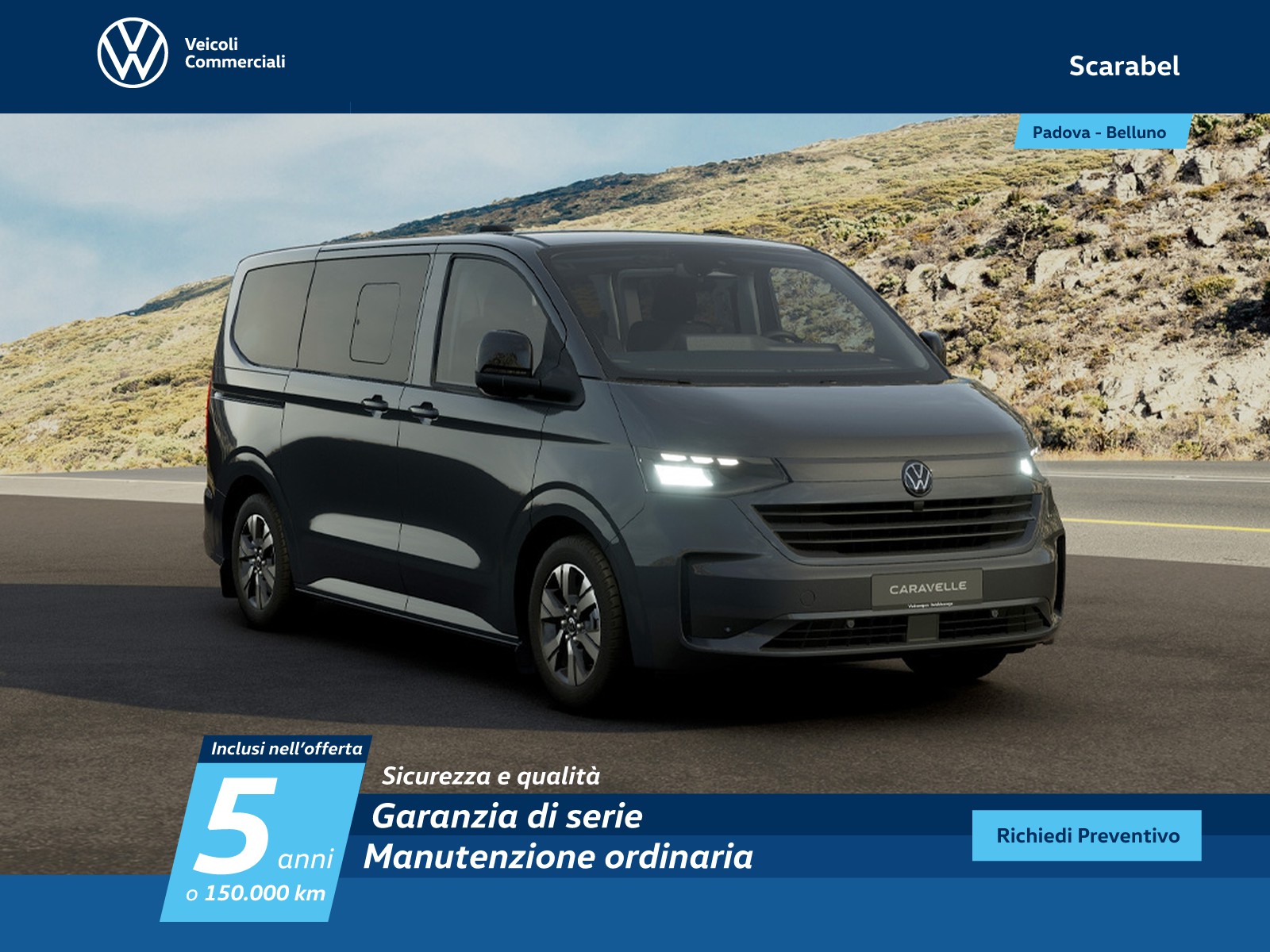 Volkswagen VIC T7 Caravelle t7 2.0 tdi 170cv life l1 auto