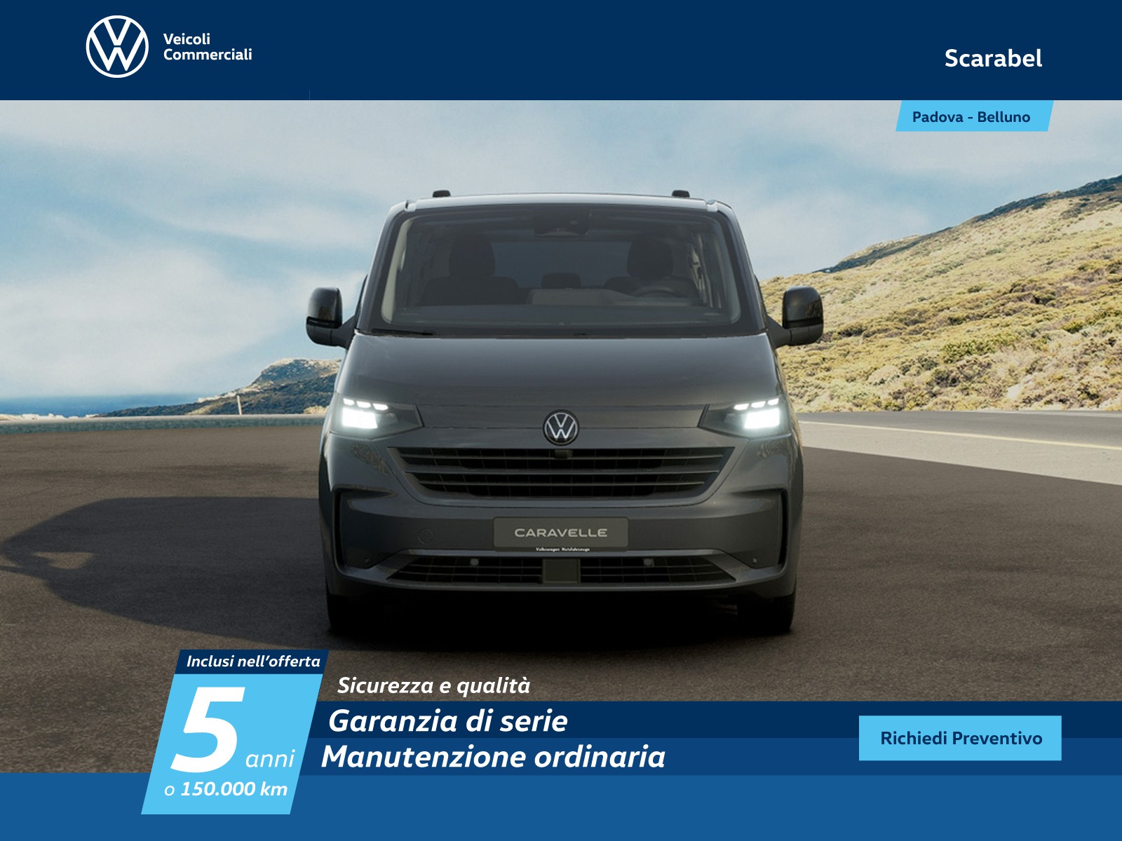 Volkswagen VIC T7 Caravelle t7 2.0 tdi 170cv life l1 auto