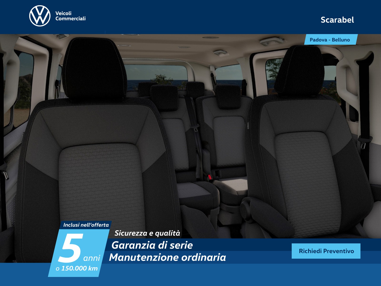 Volkswagen VIC T7 Caravelle t7 2.0 tdi 170cv life l1 auto