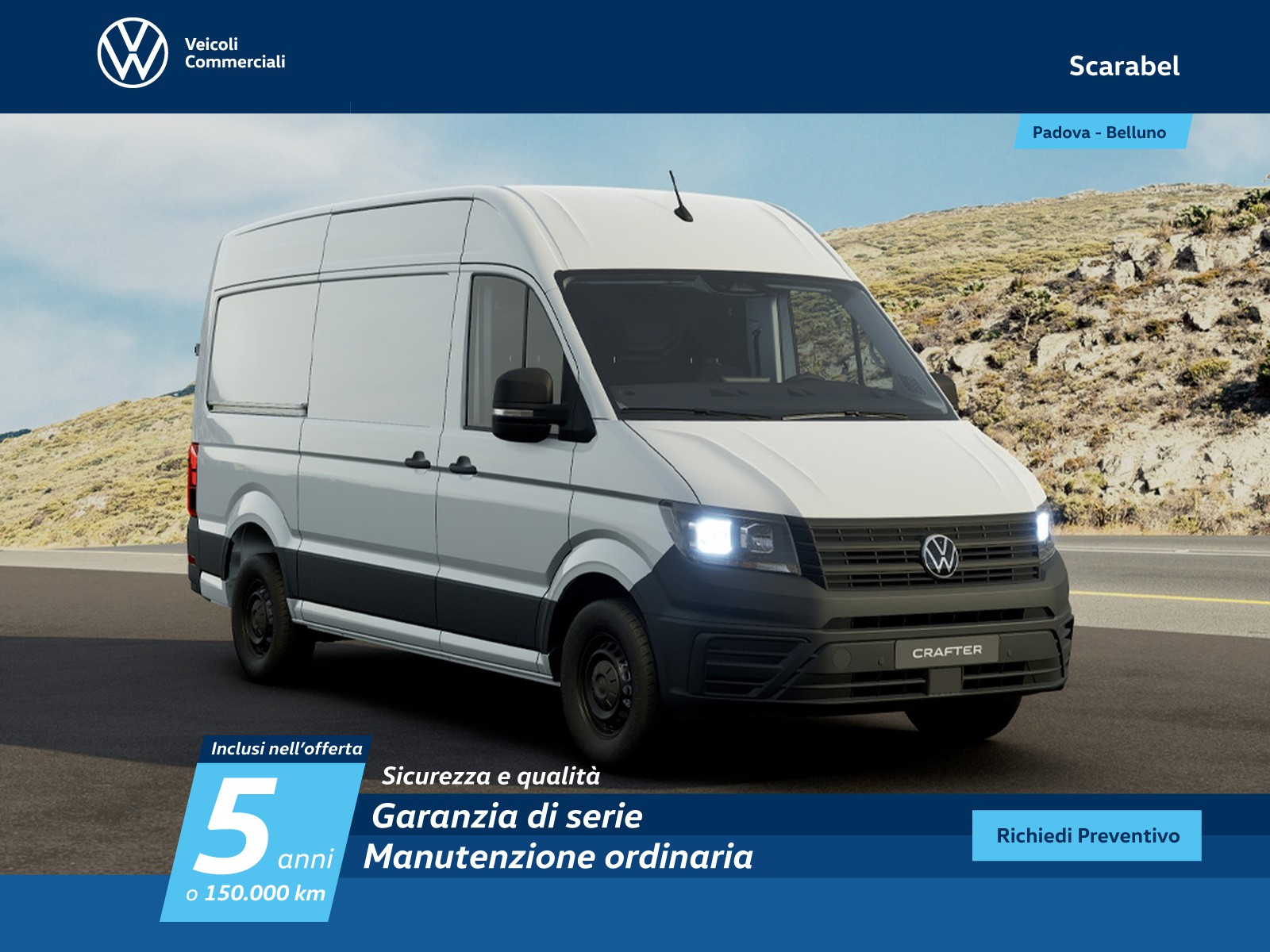 Volkswagen VIC Crafter 35 2.0 tdi 140cv l3h3 business