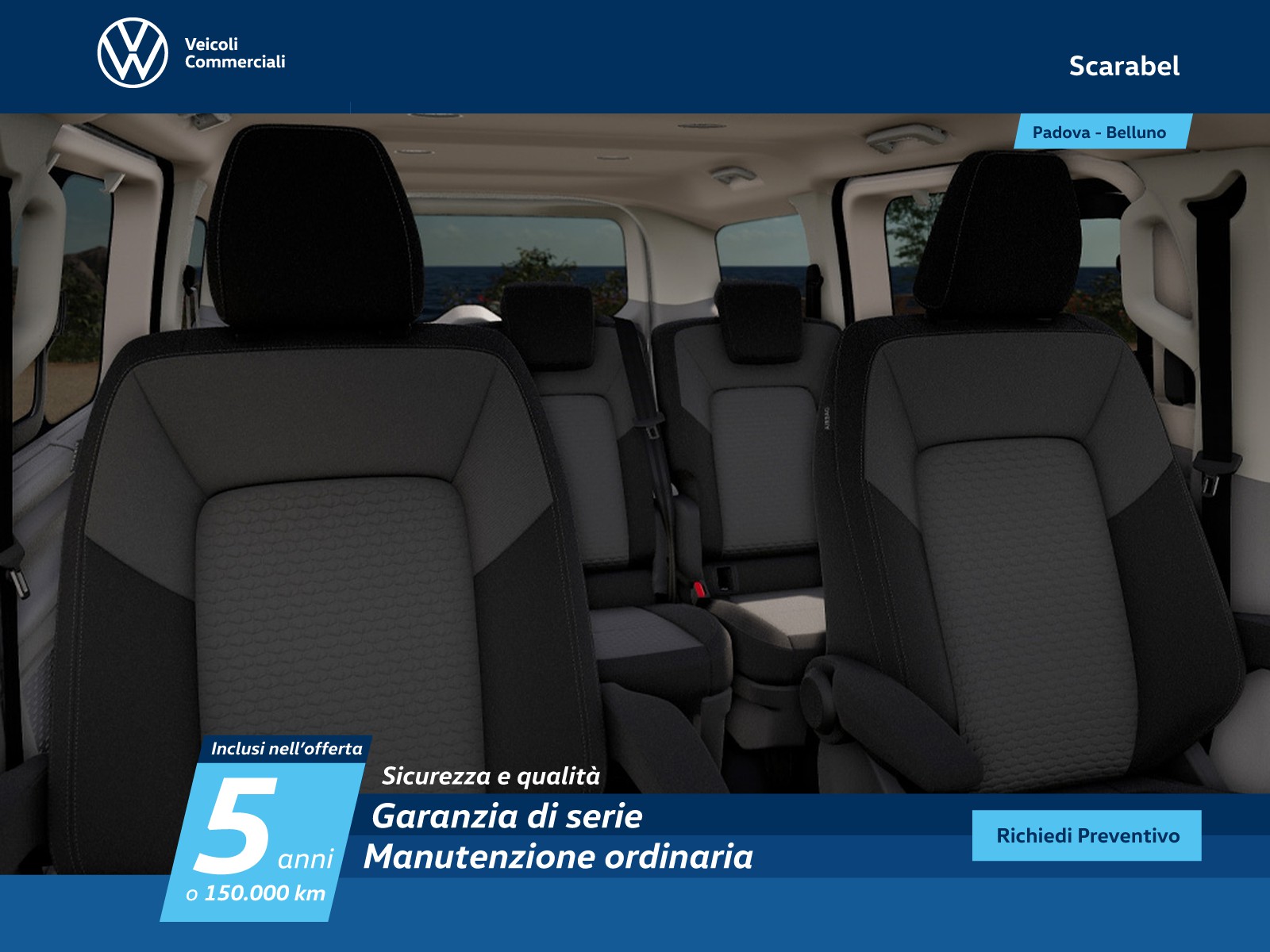 Volkswagen VIC T6 Kombi Caravelle    LIFE PC125 intA8